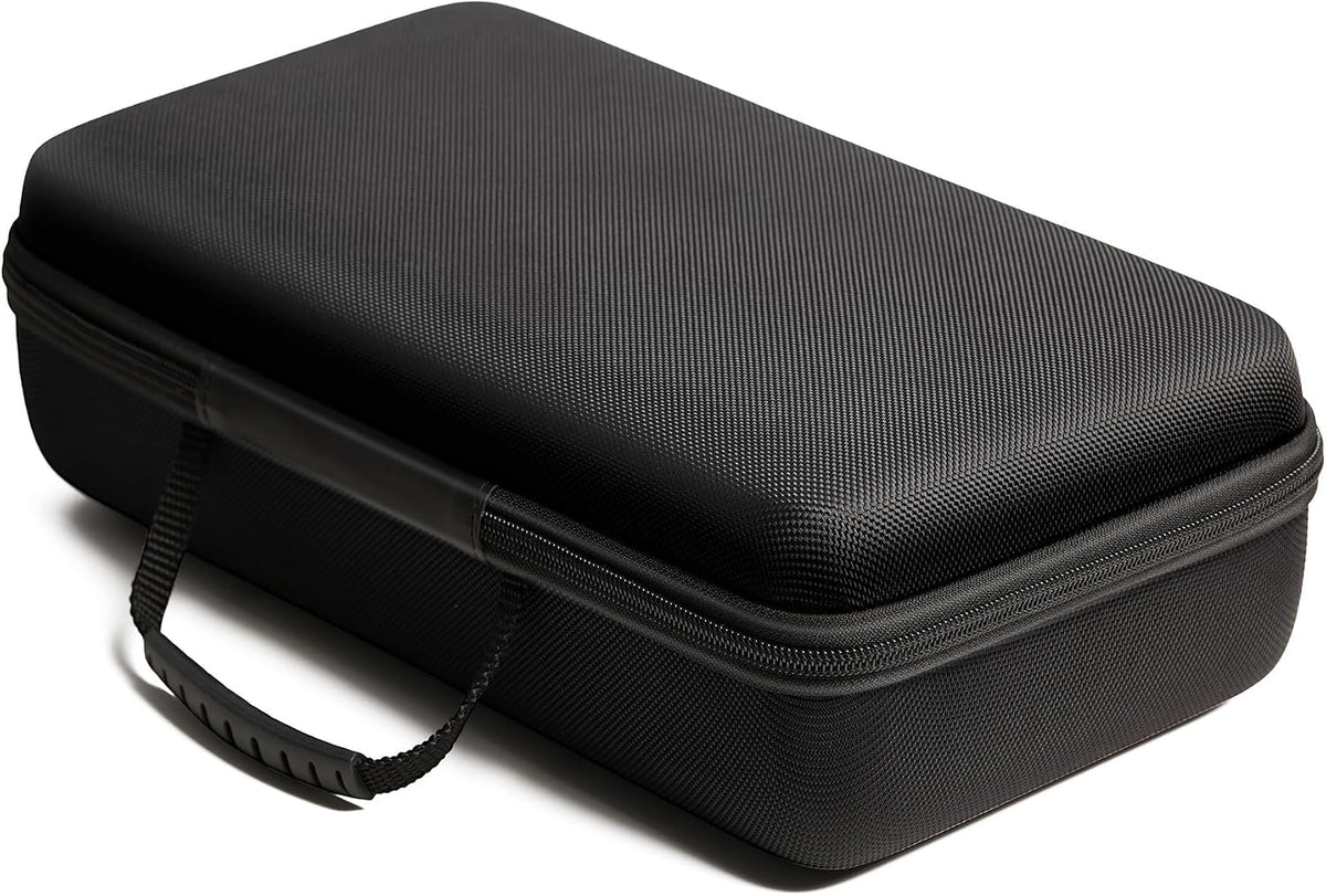 3 Slot Hard Watch Travel Case, Watch Roll Case Storage and Organizer for Men and Women, with anti-move watch pillow (Black fabric 3Slots)