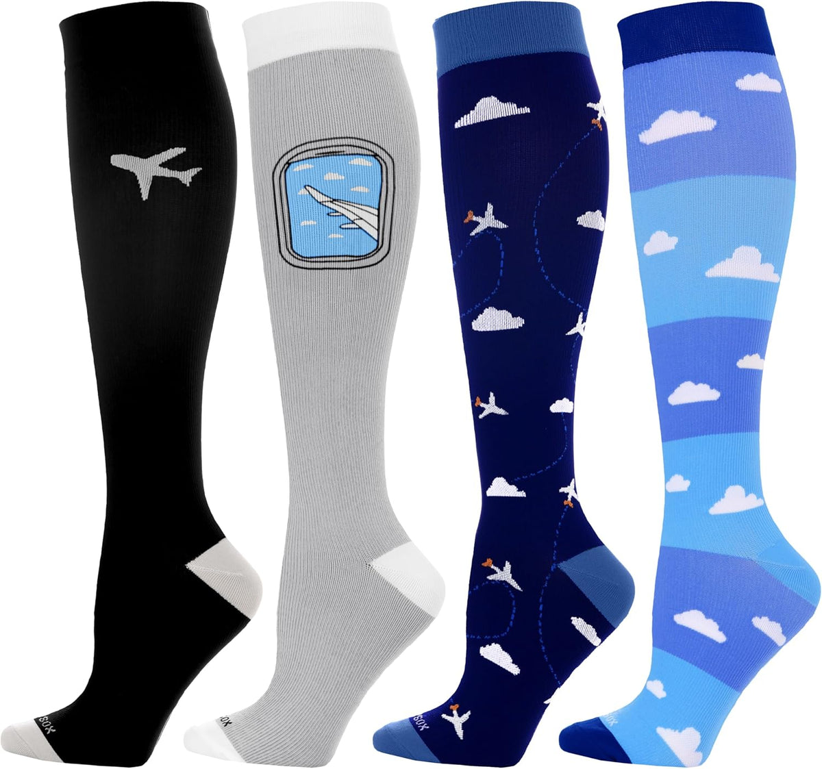 Compression Socks Women and Men, 20-30mmHg, Best for Nurses, Travel, Pregnancy