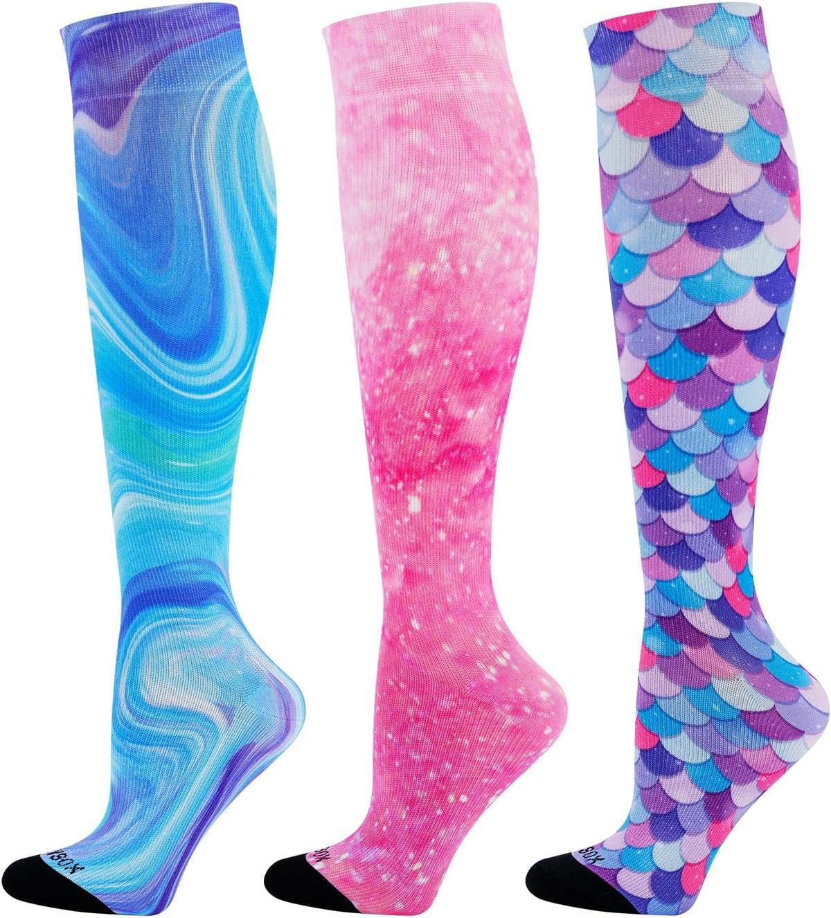 Compression Socks Women and Men, 20-30mmHg, Best for Nurses, Travel, Pregnancy