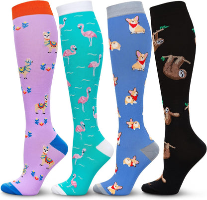 Compression Socks Women and Men, 20-30mmHg, Best for Nurses, Travel, Pregnancy