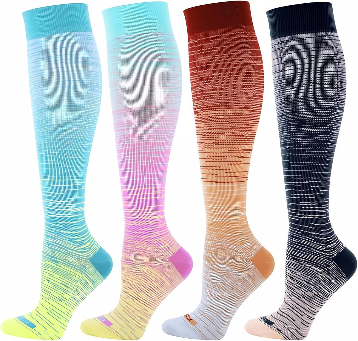 Compression Socks Women and Men, 20-30mmHg, Best for Nurses, Travel, Pregnancy