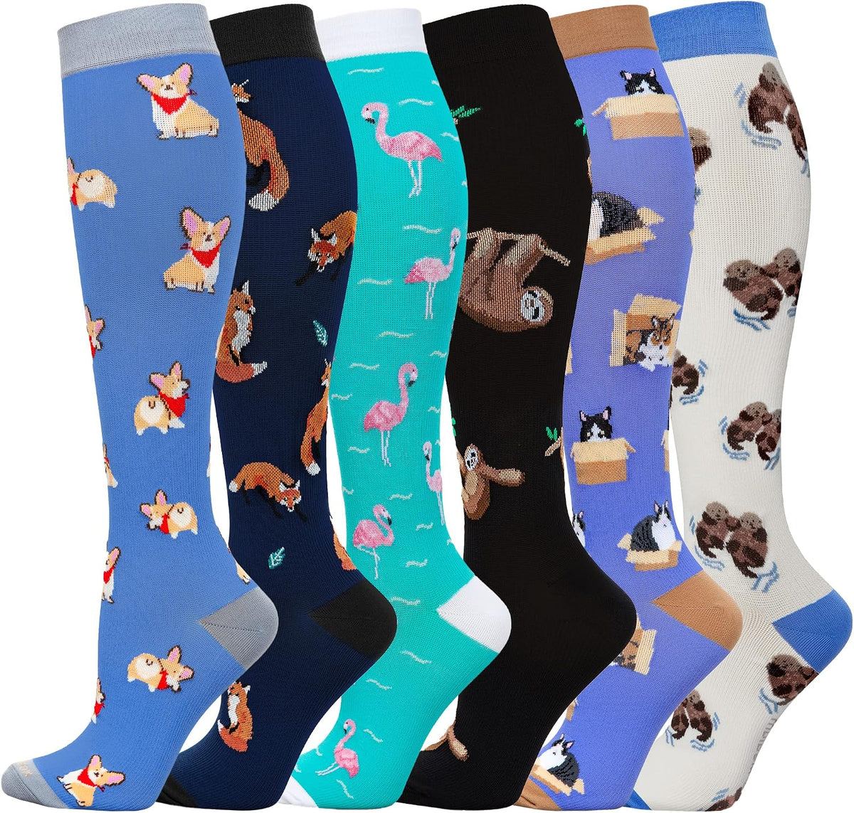 Compression Socks Women and Men, 20-30mmHg, Best for Nurses, Travel, Pregnancy