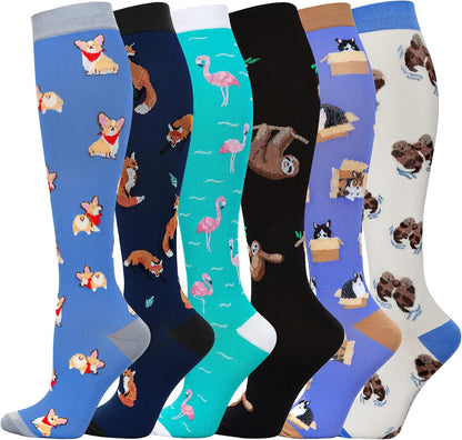 Compression Socks Women and Men, 20-30mmHg, Best for Nurses, Travel, Pregnancy