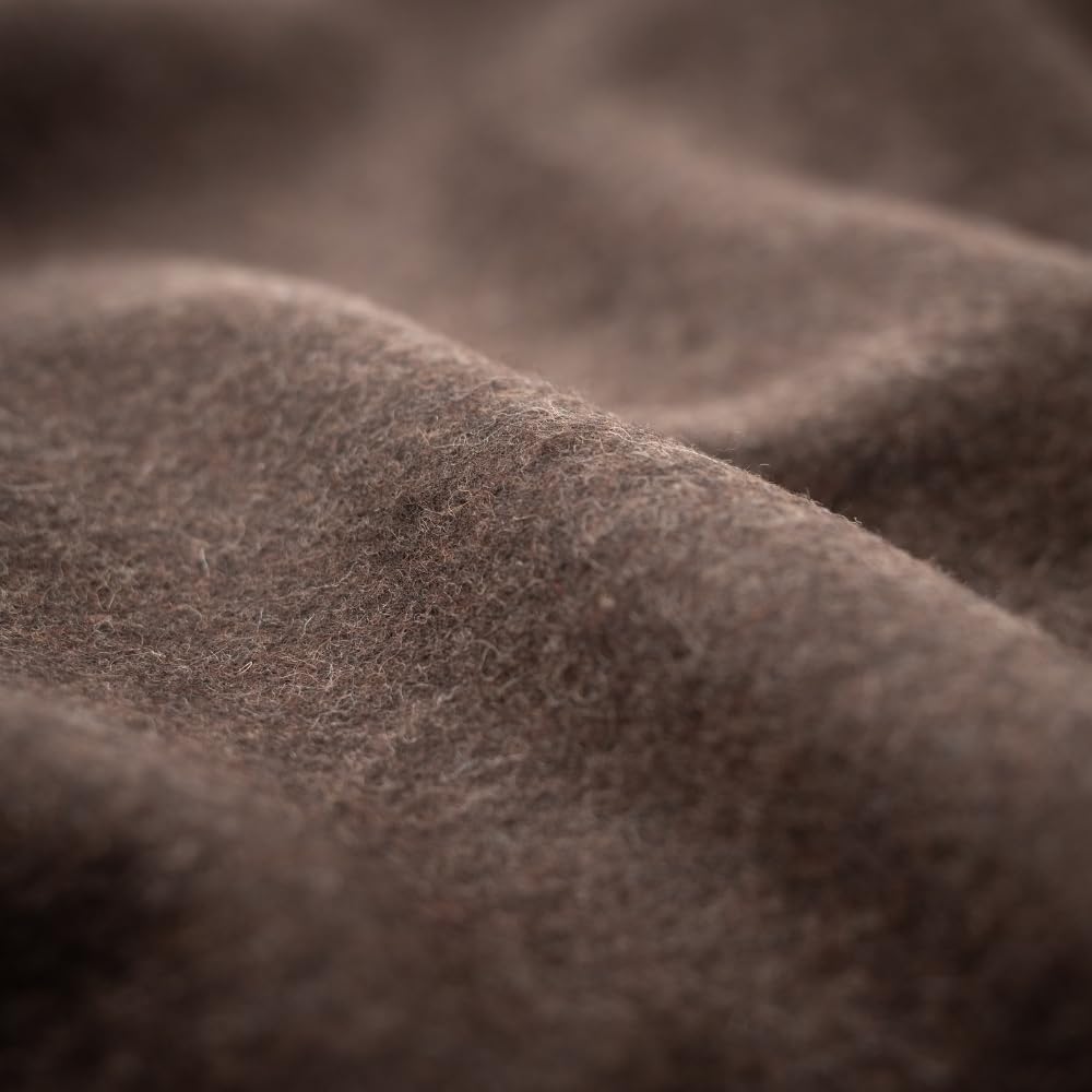 Military Wool Blanket - Warm, Thick, Washable - Great for Outdoors, Camping, Stadium Blanket, Picnics, Travel - Car & Bushcraft Survival Kits