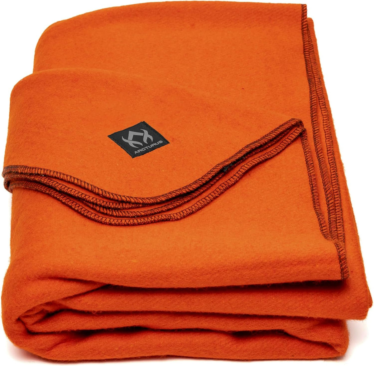 Military Wool Blanket - Warm, Thick, Washable - Great for Outdoors, Camping, Stadium Blanket, Picnics, Travel - Car & Bushcraft Survival Kits