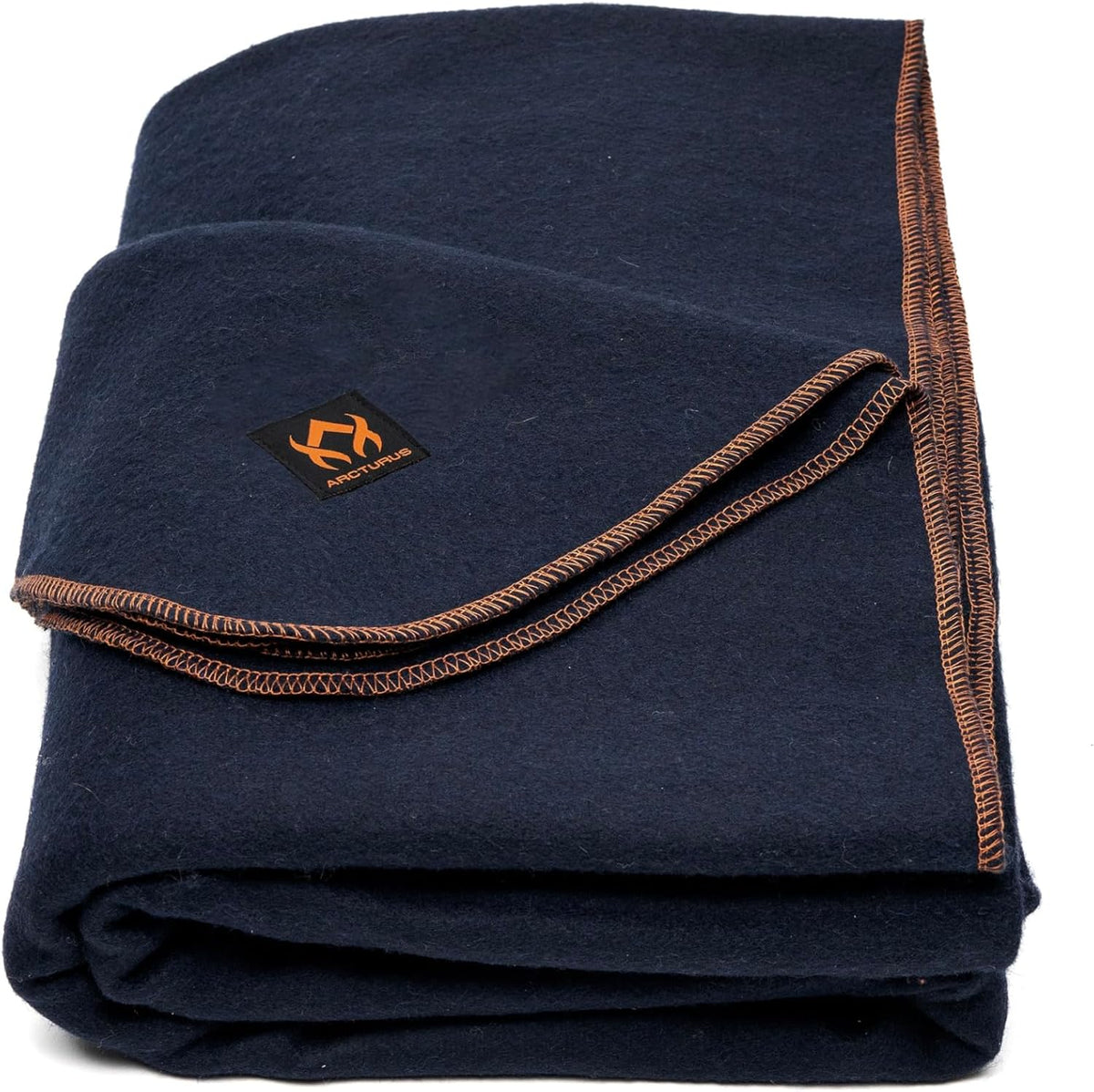 Military Wool Blanket - Warm, Thick, Washable - Great for Outdoors, Camping, Stadium Blanket, Picnics, Travel - Car & Bushcraft Survival Kits