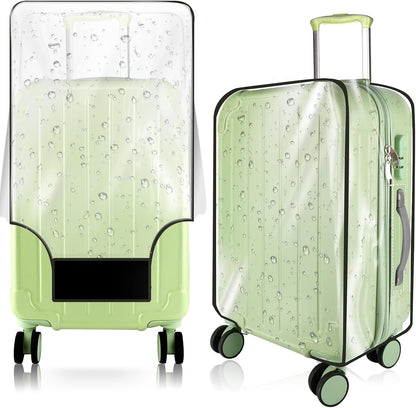 3 Pieces Thicken Clear Luggage Cover Protector, 20" 24" 28" PVC Luggage Covers for Suitcase Waterproof Dustproof Anti-scratch Travel Suitcase Covers Case for Wheeled Luggage