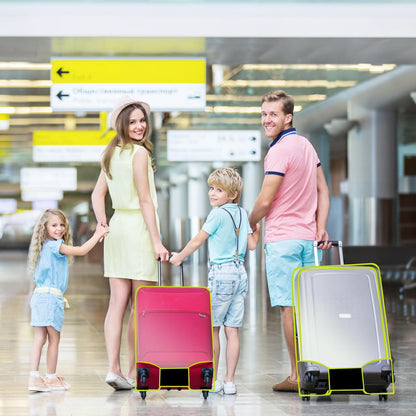3 Pieces Thicken Clear Luggage Cover Protector, 20" 24" 28" PVC Luggage Covers for Suitcase Waterproof Dustproof Anti-scratch Travel Suitcase Covers Case for Wheeled Luggage