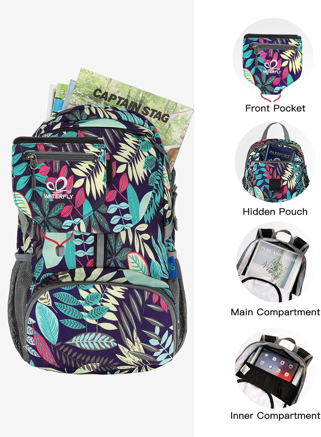 Small Lightweight Packable Backpack: 20l Hiking Daypack Man Woman