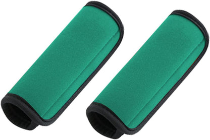 2 Pack Luggage Handle Wraps for Luggage Suitcase Travel Bags (Black)