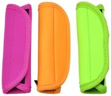 3 Pcs Luggage Handle Wraps Soft Neoprene Grip Handle Cover Detachable Luggage Identifier for Luggage Suitcase Travel Bag Trolley Case Travel Accessories (3 Colors)