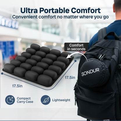Travel Cushion for Long Flights – Inflatable Airplane Seat Cushion