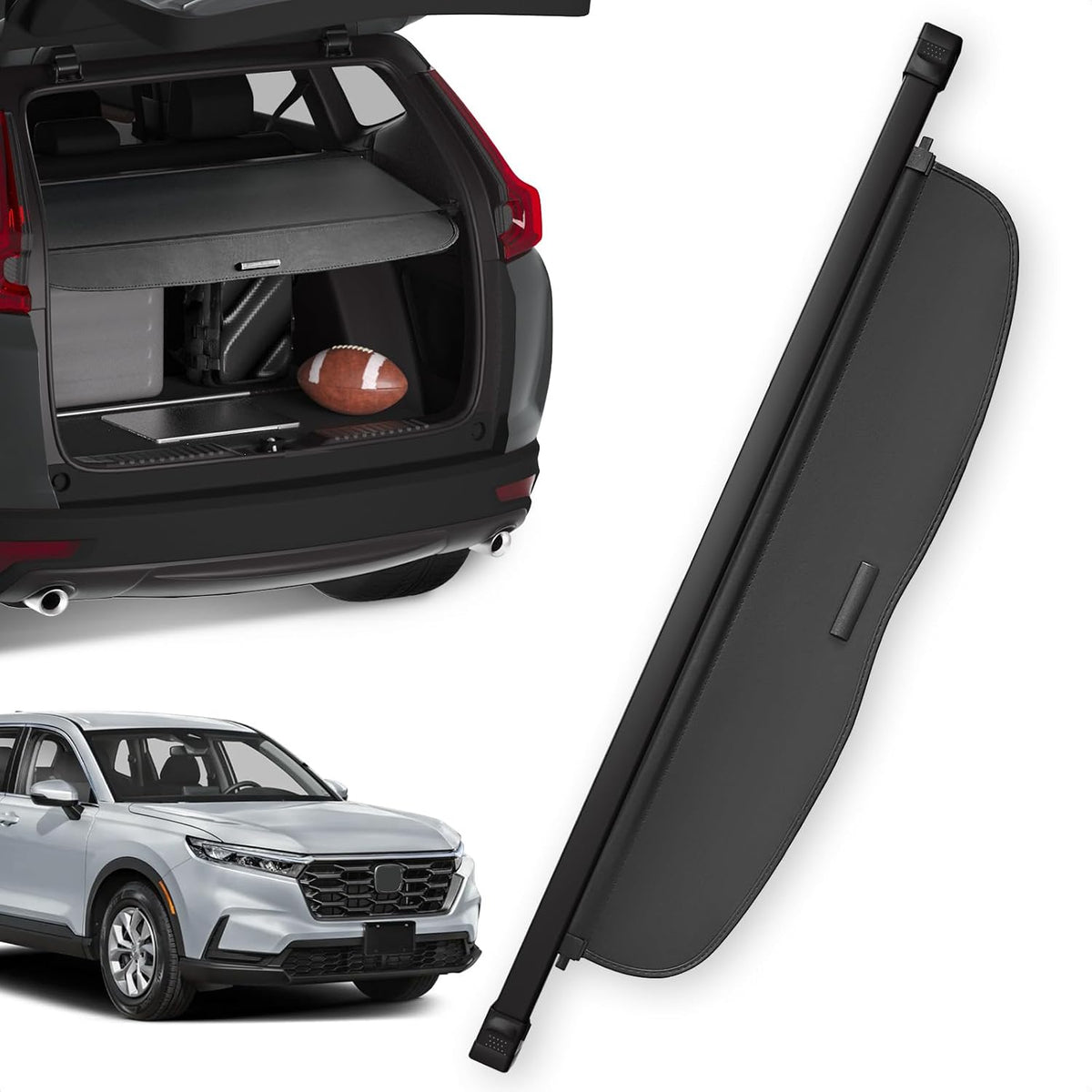 Cargo Cover for Honda CRV 2023-2025 2026, Retractable Trunk Cover