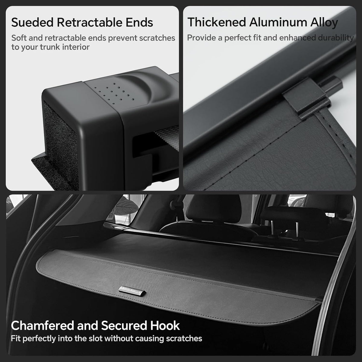 Cargo Cover for Honda CRV 2023-2025 2026, Retractable Trunk Cover
