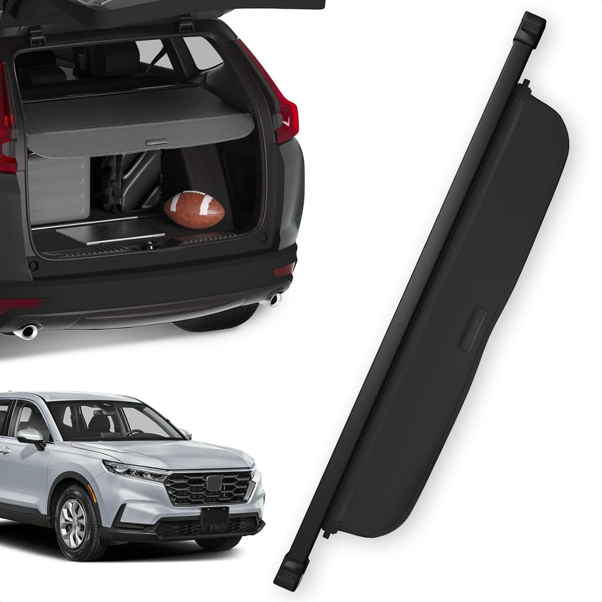 Cargo Cover for Honda CRV 2023-2025 2026, Retractable Trunk Cover