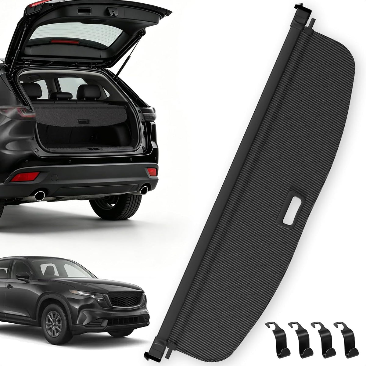 Cargo Cover for Honda CRV 2023-2025 2026, Retractable Trunk Cover
