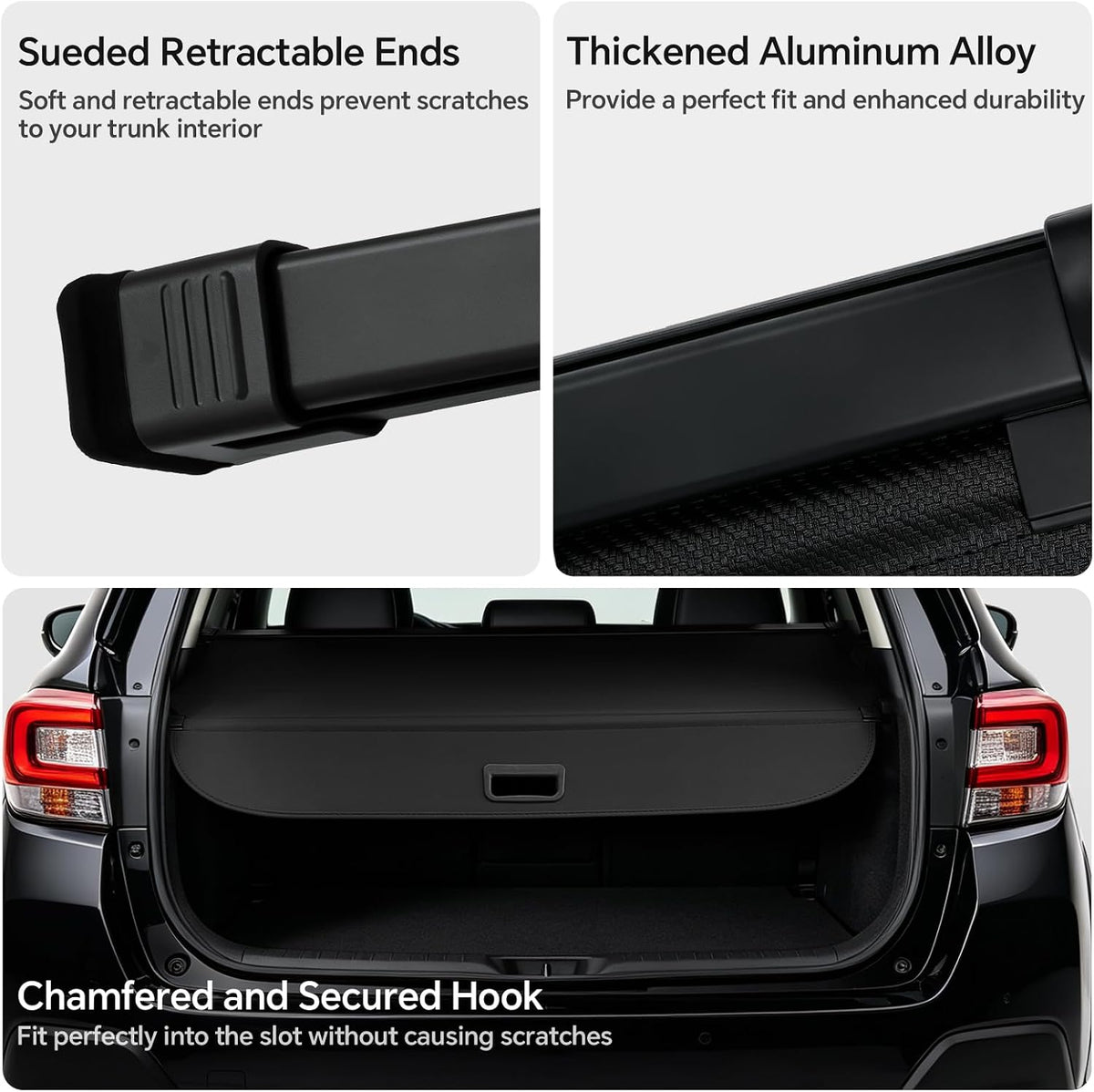 Cargo Cover for Honda CRV 2023-2025 2026, Retractable Trunk Cover