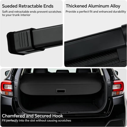 Cargo Cover for Honda CRV 2023-2025 2026, Retractable Trunk Cover
