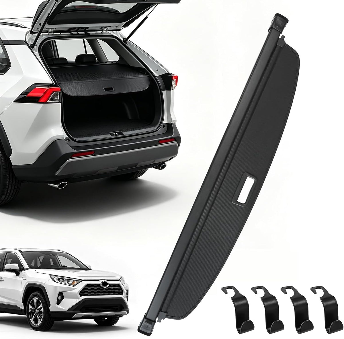 Cargo Cover for Honda CRV 2023-2025 2026, Retractable Trunk Cover