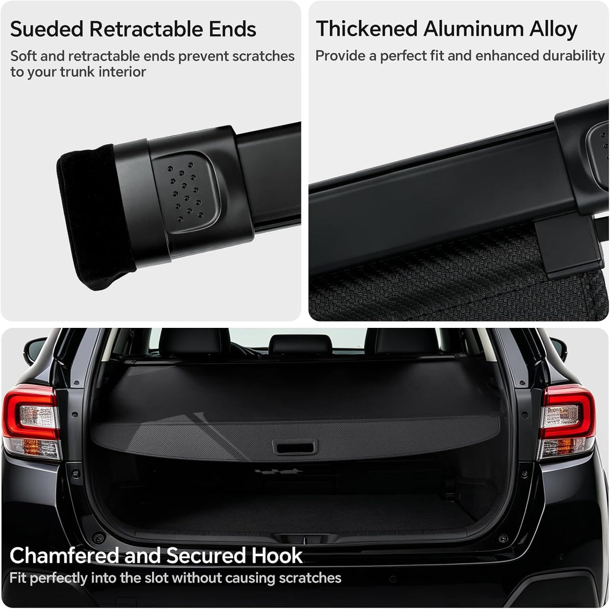 Cargo Cover for Honda CRV 2023-2025 2026, Retractable Trunk Cover