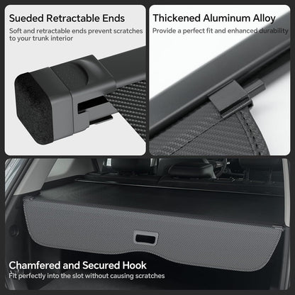 Cargo Cover for Honda CRV 2023-2025 2026, Retractable Trunk Cover