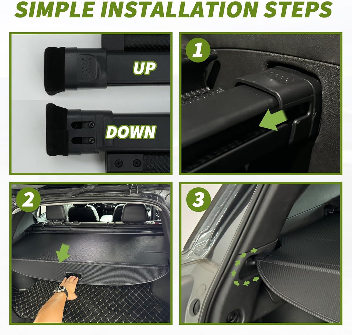 Cargo Cover for Honda CRV 2023-2025 2026, Retractable Trunk Cover