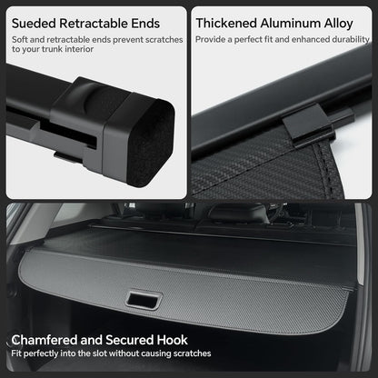 Cargo Cover for Honda CRV 2023-2025 2026, Retractable Trunk Cover