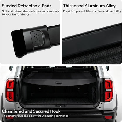 Cargo Cover for Honda CRV 2023-2025 2026, Retractable Trunk Cover
