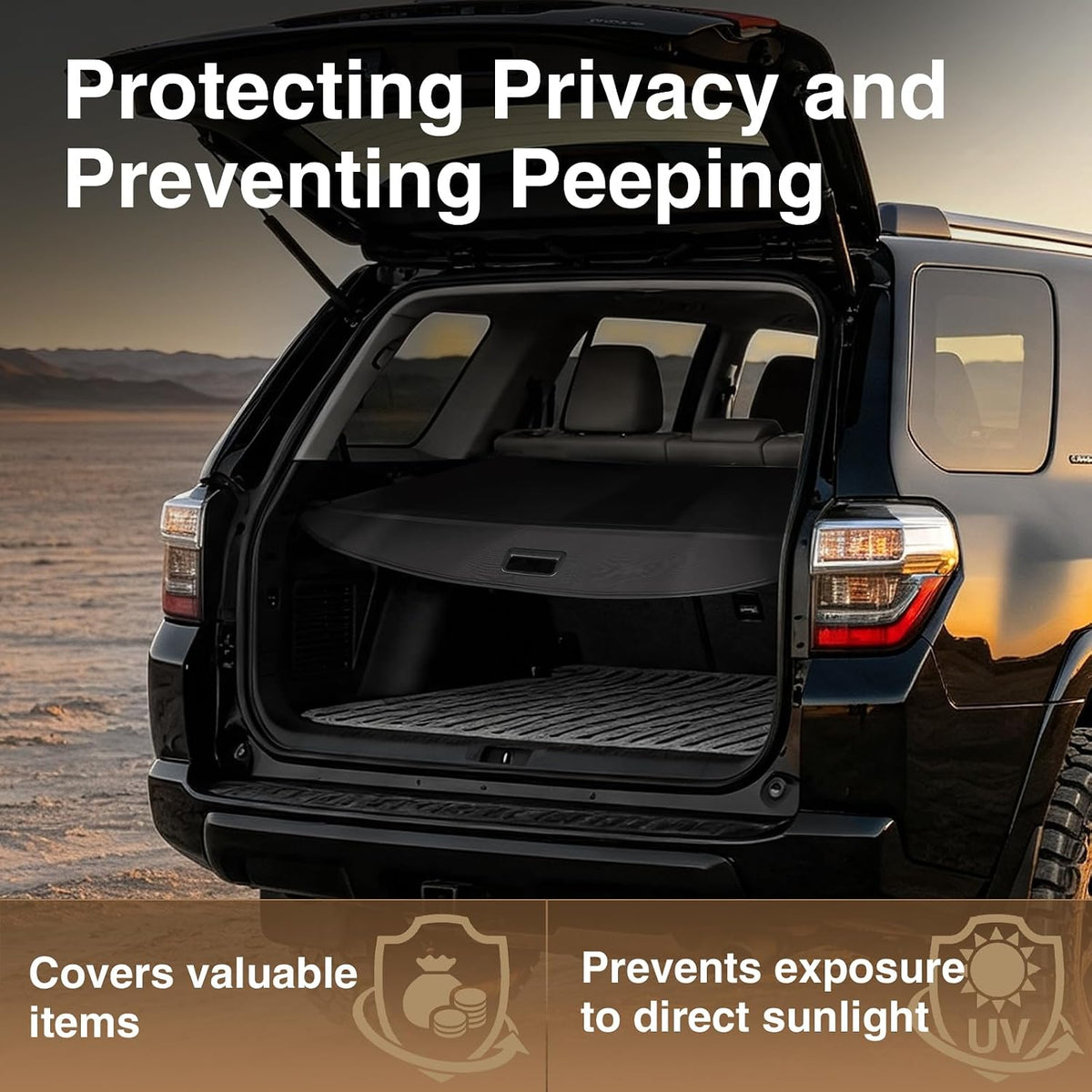 Cargo Cover for Honda CRV 2023-2025 2026, Retractable Trunk Cover