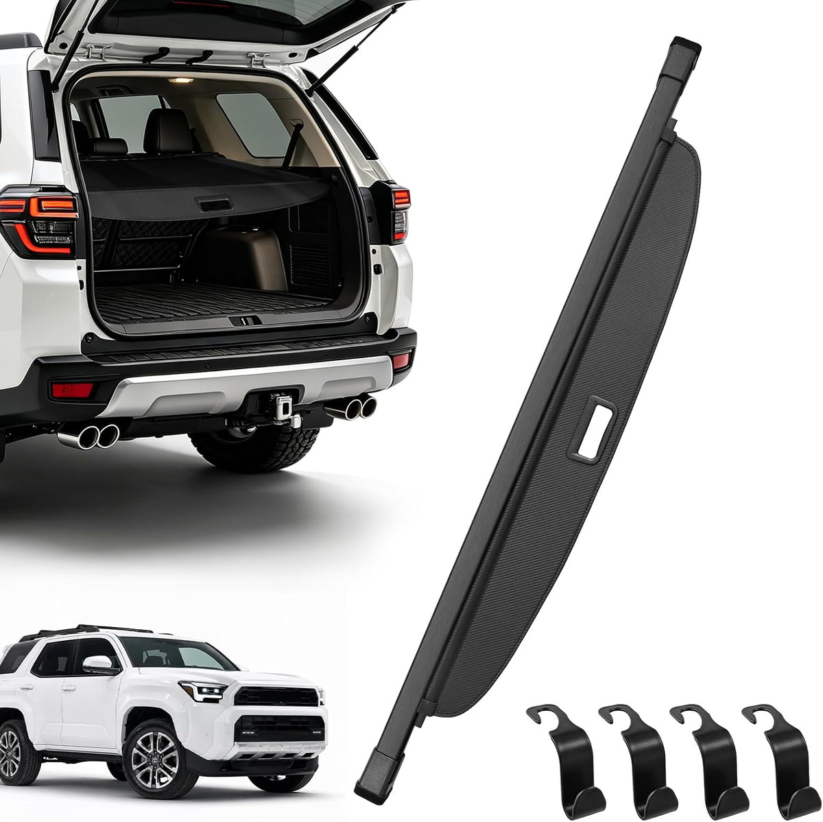 Cargo Cover for Honda CRV 2023-2025 2026, Retractable Trunk Cover