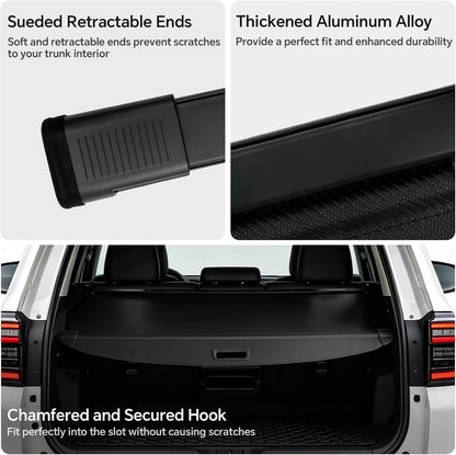 Cargo Cover for Honda CRV 2023-2025 2026, Retractable Trunk Cover