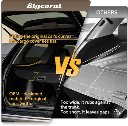 Cargo Cover for Honda CRV 2023-2025 2026, Retractable Trunk Cover