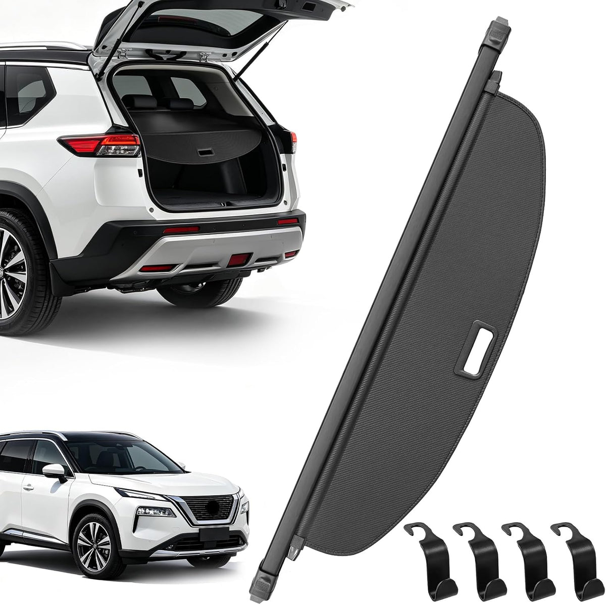 Cargo Cover for Honda CRV 2023-2025 2026, Retractable Trunk Cover