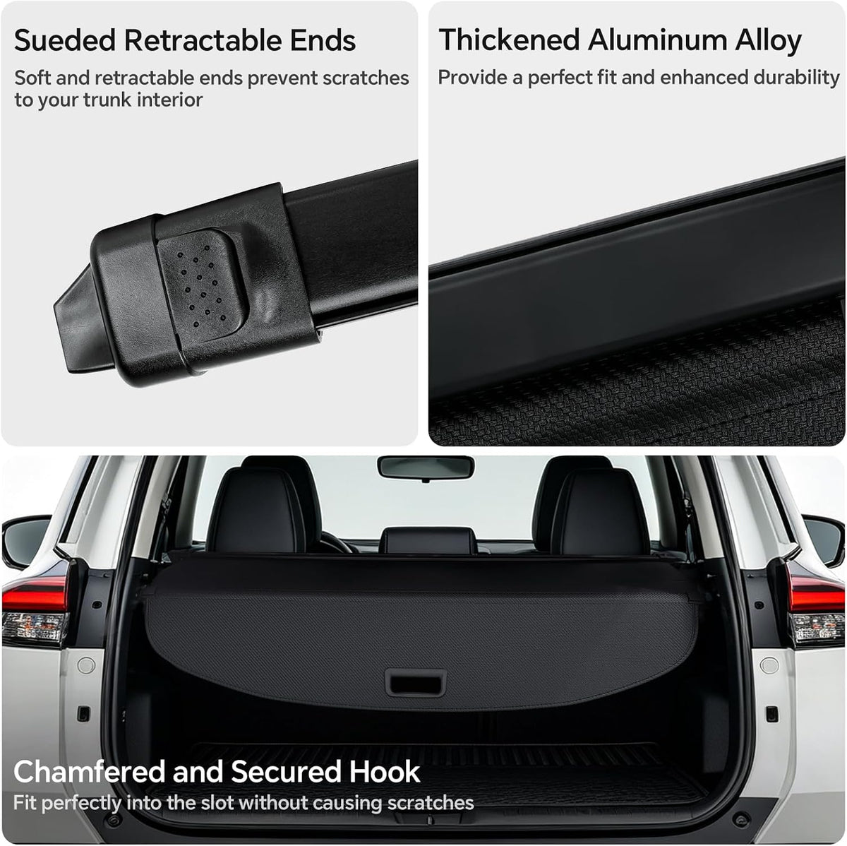 Cargo Cover for Honda CRV 2023-2025 2026, Retractable Trunk Cover