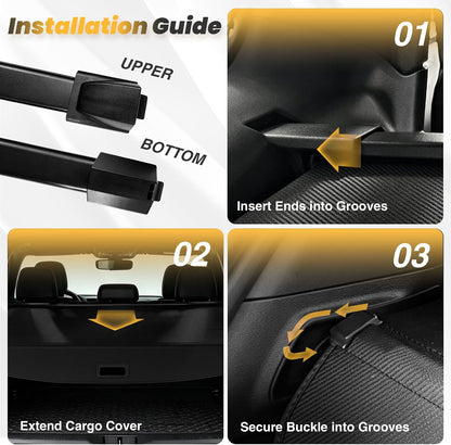 Cargo Cover for Honda CRV 2023-2025 2026, Retractable Trunk Cover