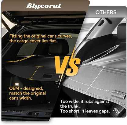 Cargo Cover for Honda CRV 2023-2025 2026, Retractable Trunk Cover