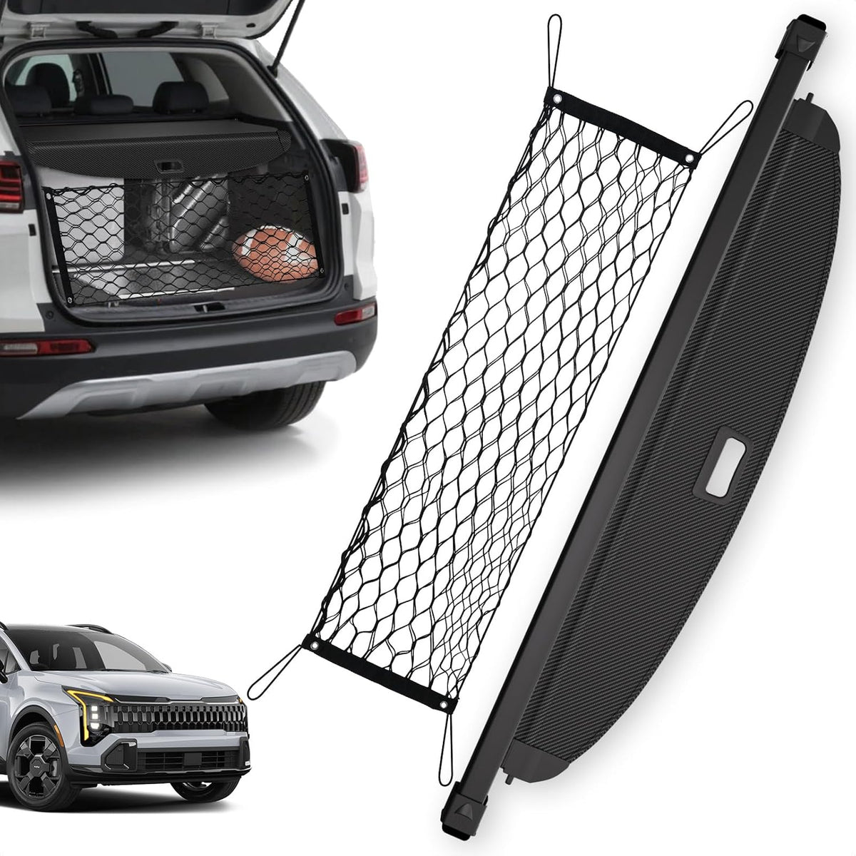 Cargo Cover for Honda CRV 2023-2025 2026, Retractable Trunk Cover