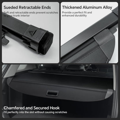 Cargo Cover for Honda CRV 2023-2025 2026, Retractable Trunk Cover