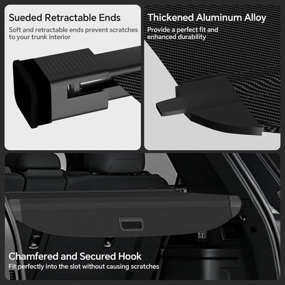 Cargo Cover for Honda CRV 2023-2025 2026, Retractable Trunk Cover