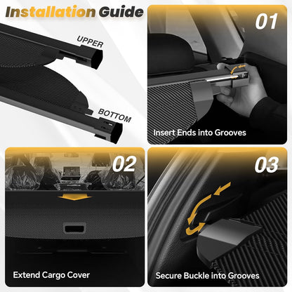 Cargo Cover for Honda CRV 2023-2025 2026, Retractable Trunk Cover