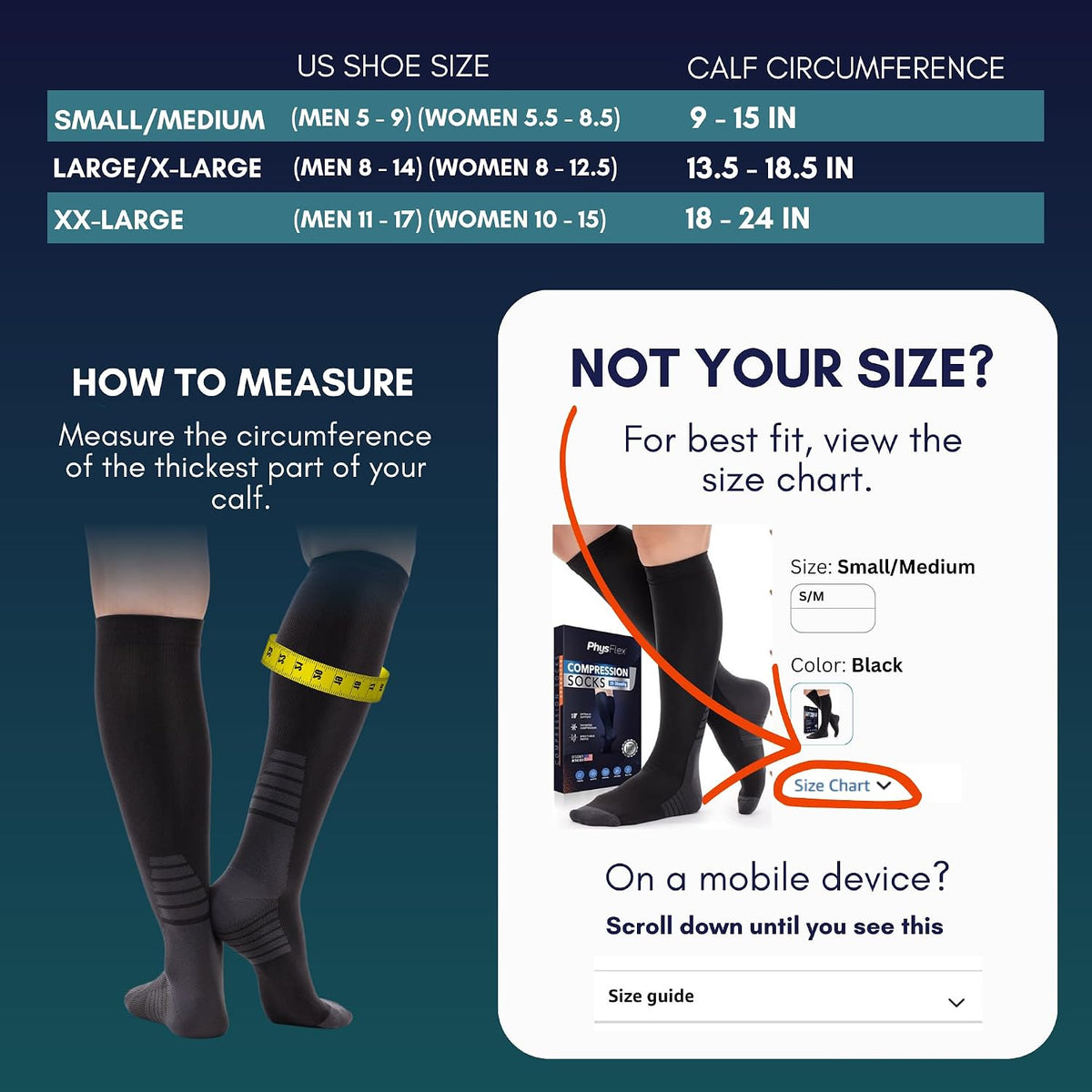 Compression Socks for Women & Men 20-30 mmHg – Circulation Support for Nurses, Travel, Flight, Running & Everyday Wear
