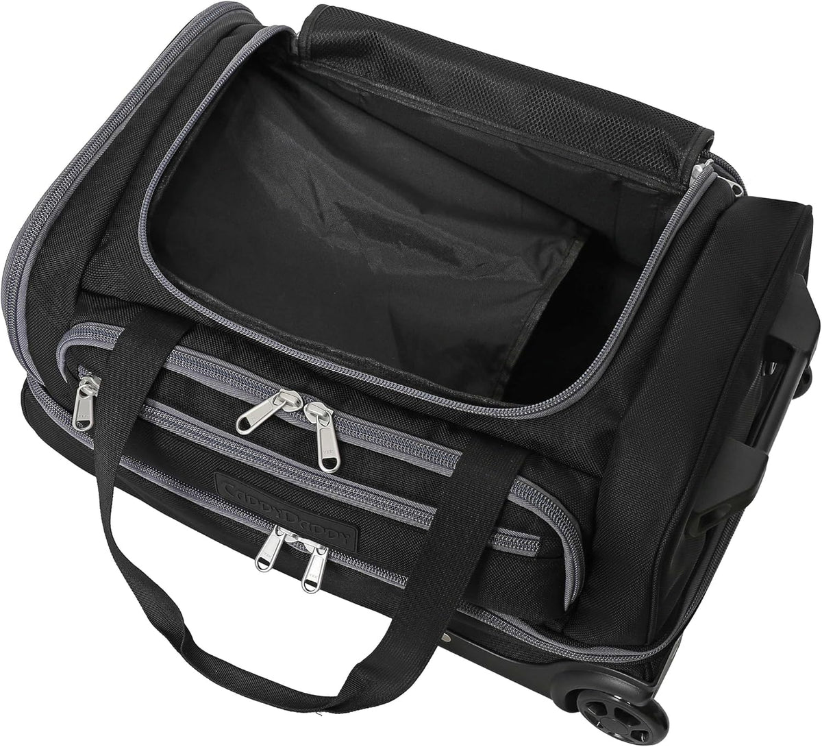 First Class Military Grade Ballistic Nylon Travel Cover with EVA Dense Foam Top Padding 2 Year Full Replacement Coverage Self Standing Base XL Wheels Case for Transporting Clubs on Airlines