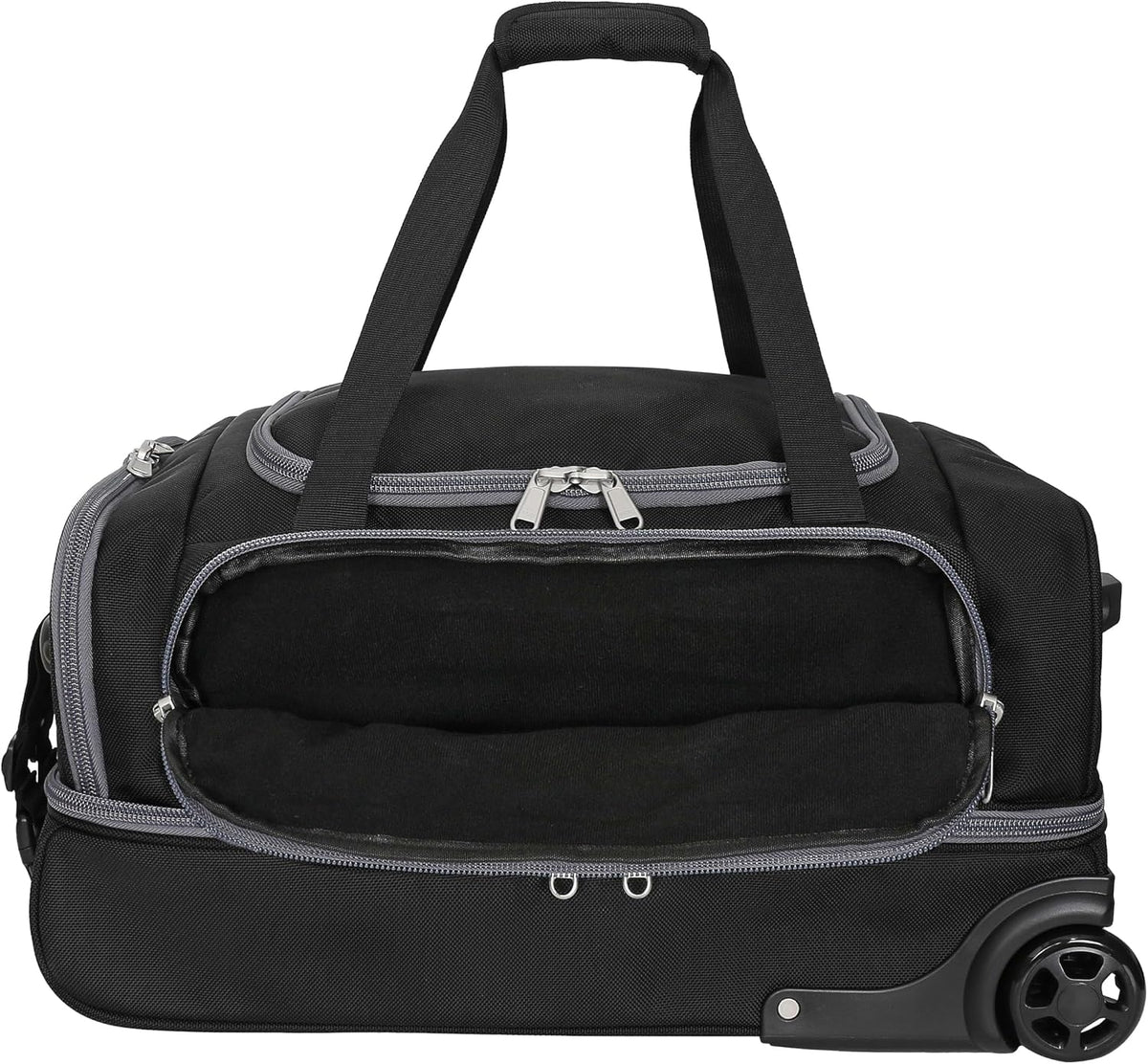 First Class Military Grade Ballistic Nylon Travel Cover with EVA Dense Foam Top Padding 2 Year Full Replacement Coverage Self Standing Base XL Wheels Case for Transporting Clubs on Airlines