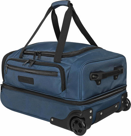 First Class Military Grade Ballistic Nylon Travel Cover with EVA Dense Foam Top Padding 2 Year Full Replacement Coverage Self Standing Base XL Wheels Case for Transporting Clubs on Airlines