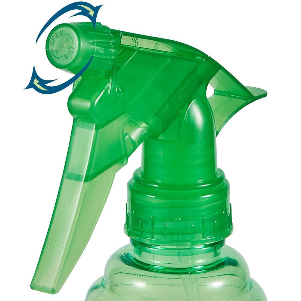 Spray Bottles - 3 Pack, 16 oz - Mist/Stream Bright Colors for Cleaning