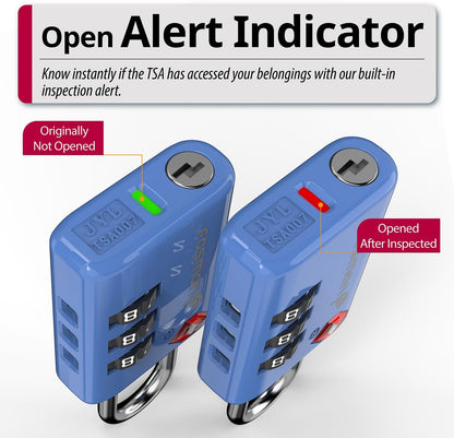 TSA Approved Luggage Locks, 3-Digit Combination Padlock