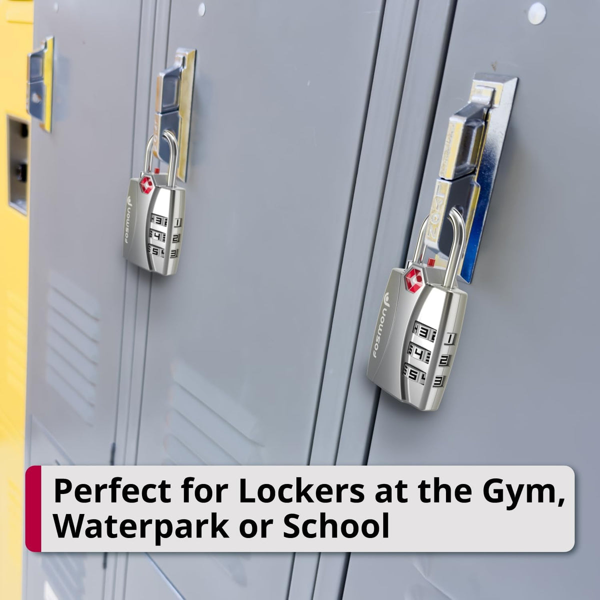 TSA Approved Luggage Locks, 3-Digit Combination Padlock