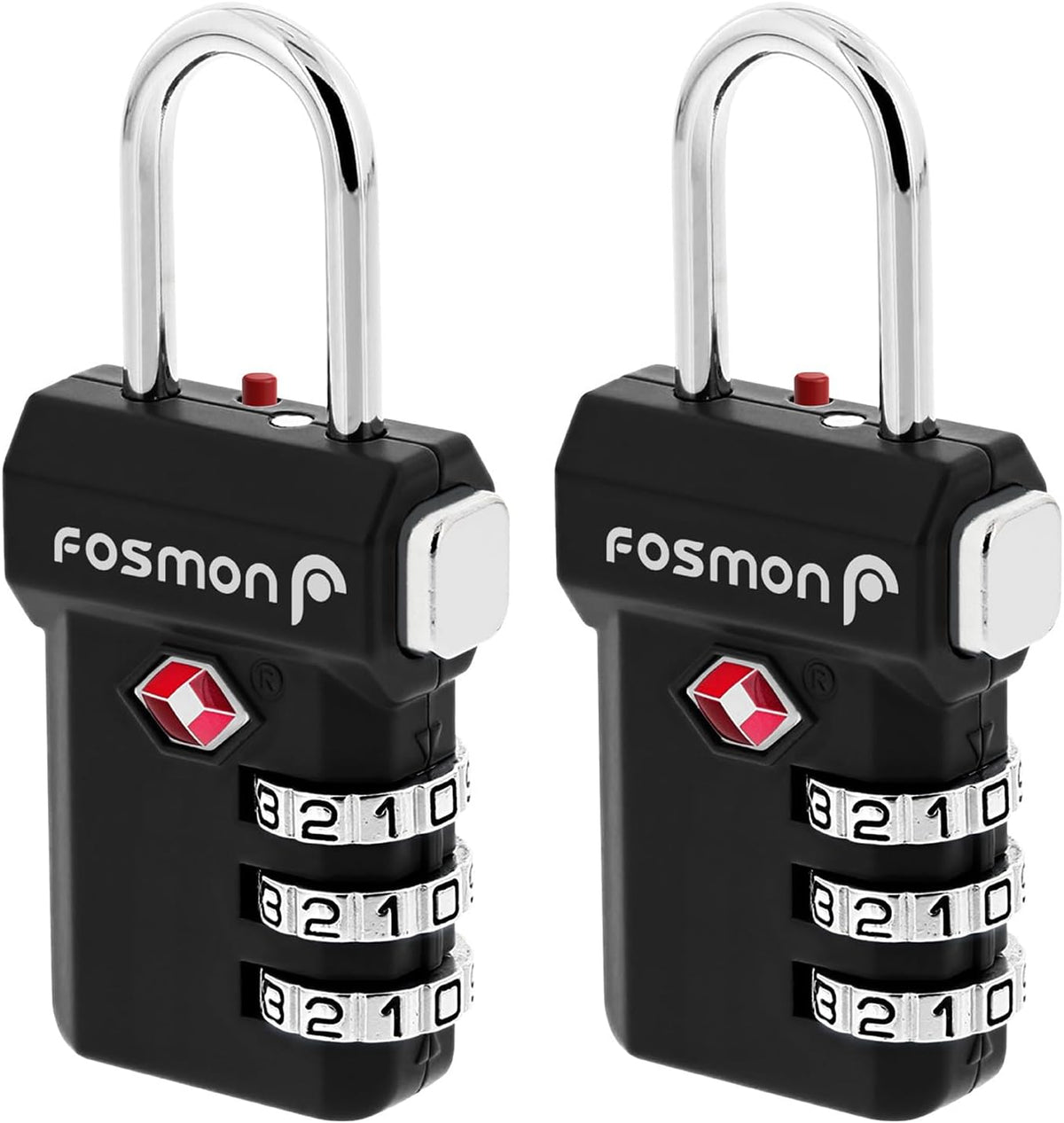 TSA Approved Luggage Locks, 3-Digit Combination Padlock