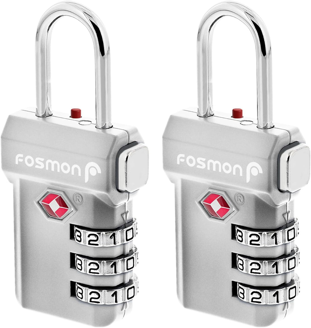 TSA Approved Luggage Locks, 3-Digit Combination Padlock
