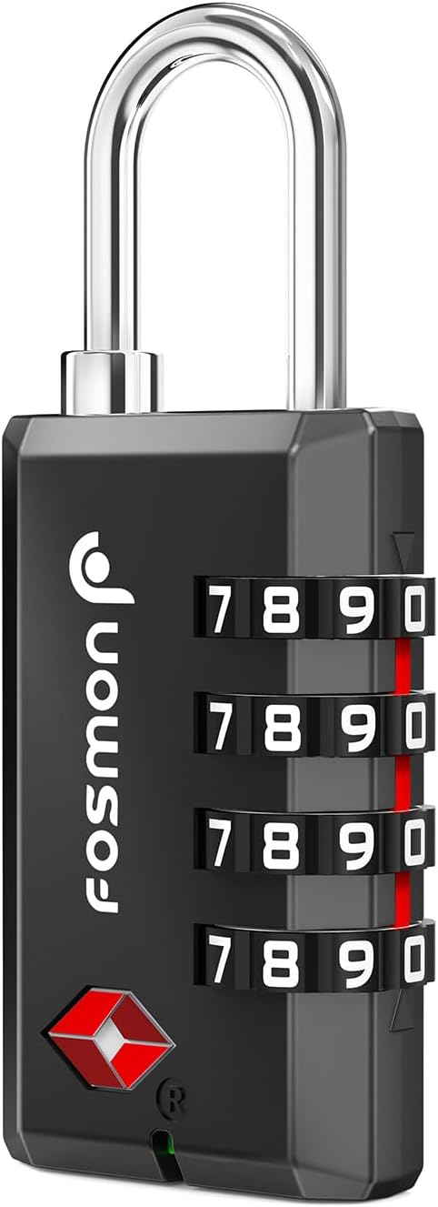 TSA Approved Luggage Locks, 3-Digit Combination Padlock
